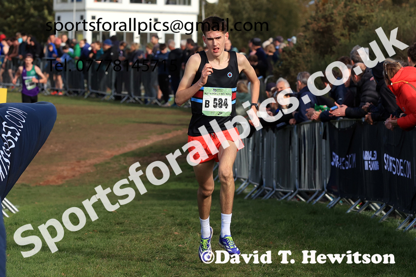 Mens Under-17s 2025 National Cross Country Relays, Berry Hill Park, Mansfield. Photo: David T. Hewitson/Sports for All Pics